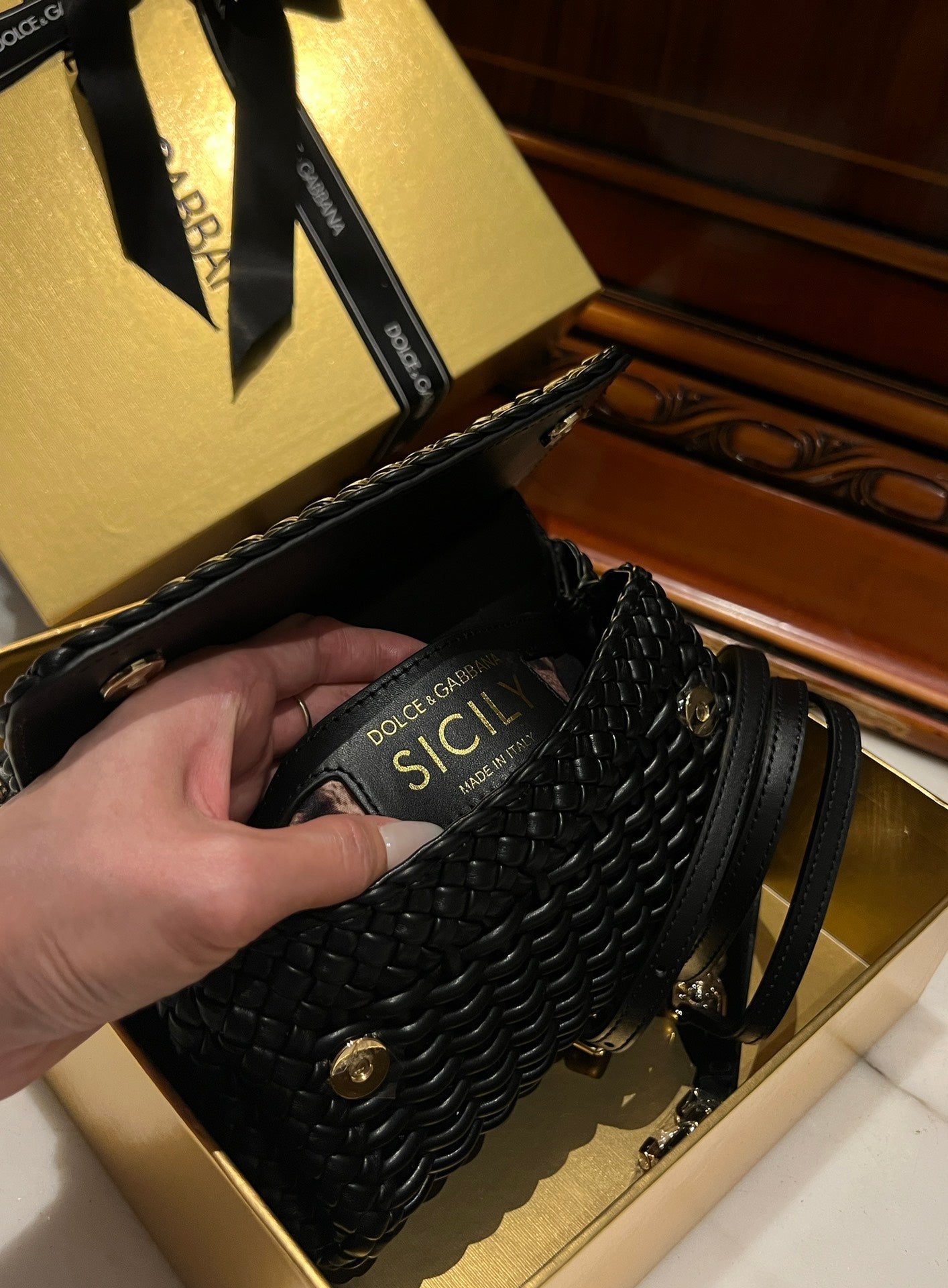 Dolce & Gabbana Dolce & Gabbana Micro Sicily 62 Tote Bag | Red | FARFETCH IL