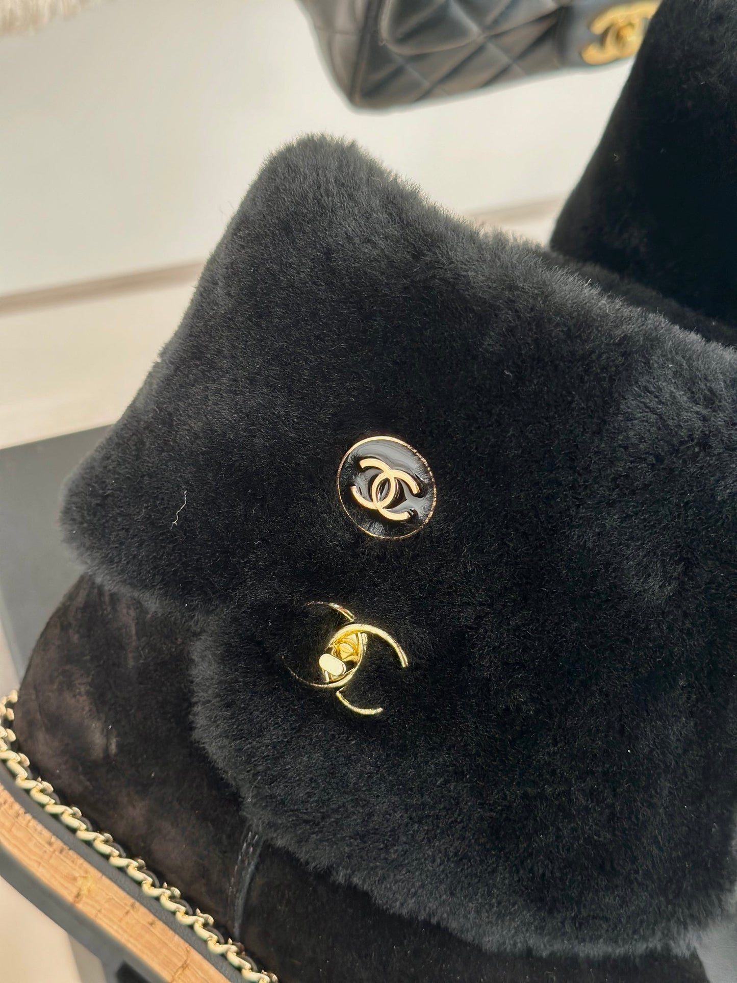 Chanel Timeless Fur-Lined Elegance Boots