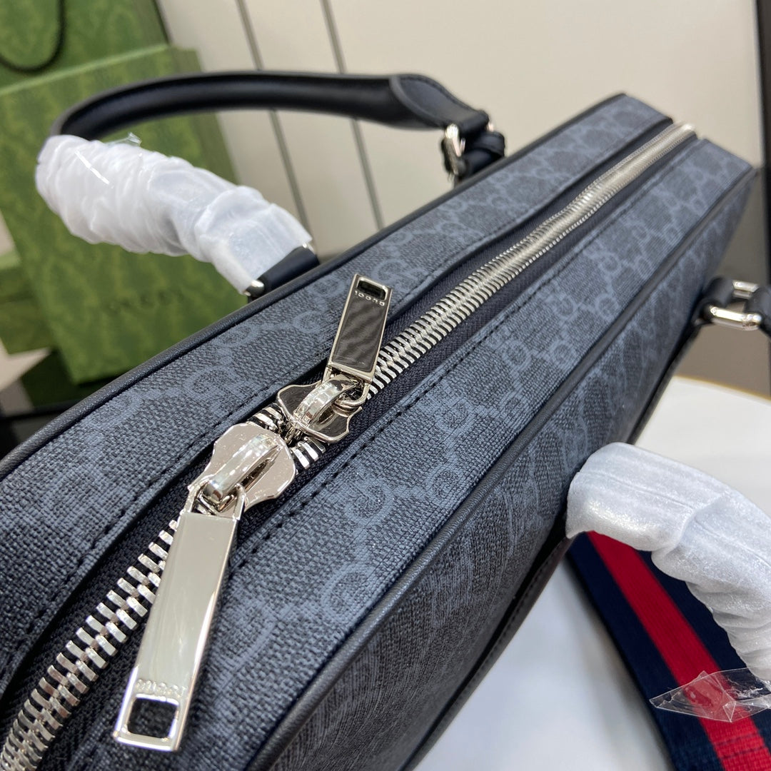 Gucci Gray Medium Briefcase