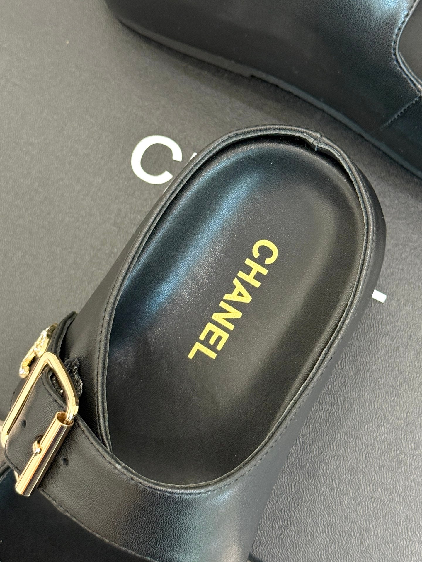 Chanel Elevated Comfort Leather Sandals