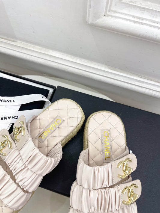 Chanel Elegant Open Toe Sandals