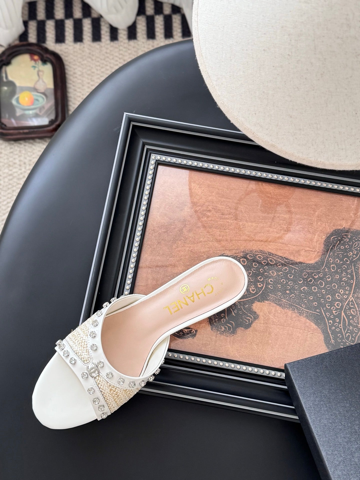 Chanel Timeless Elegance Leather Sandals