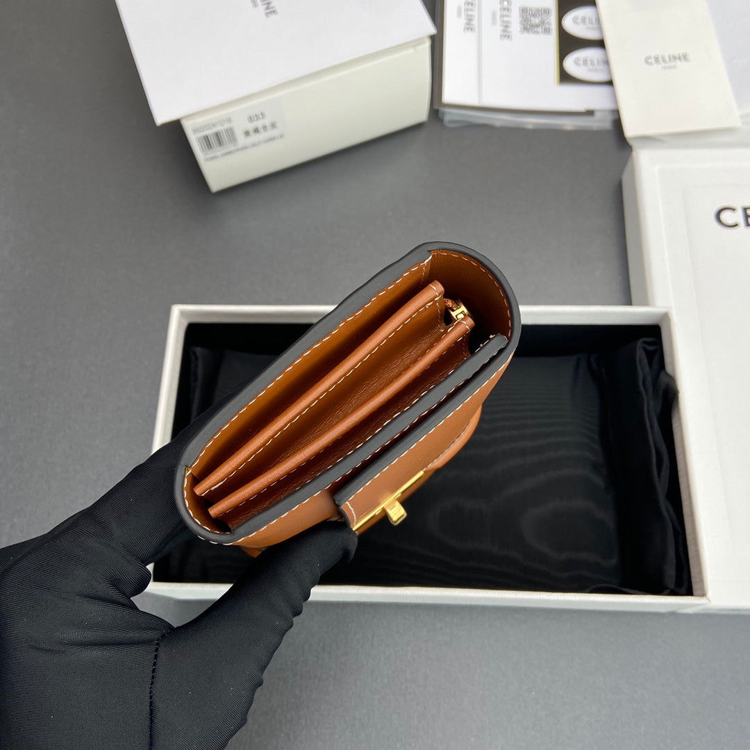 Celine Large Wallet 16 in Satinated Calfskin