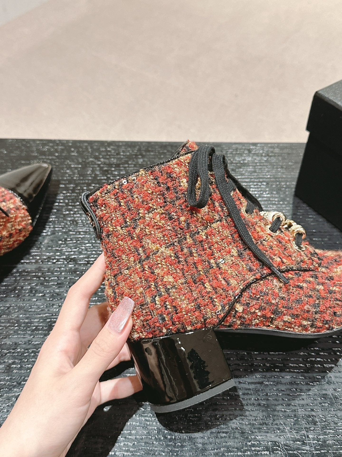 Chanel Tweed Luxe Sneakers