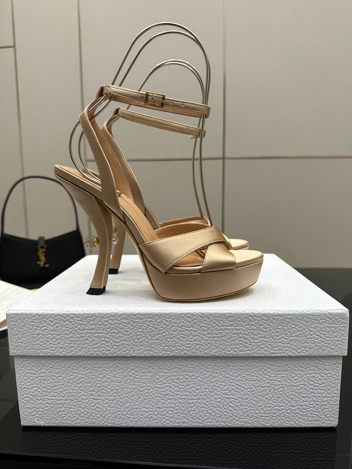 Dior Nina 130 Leather Platform Sandals