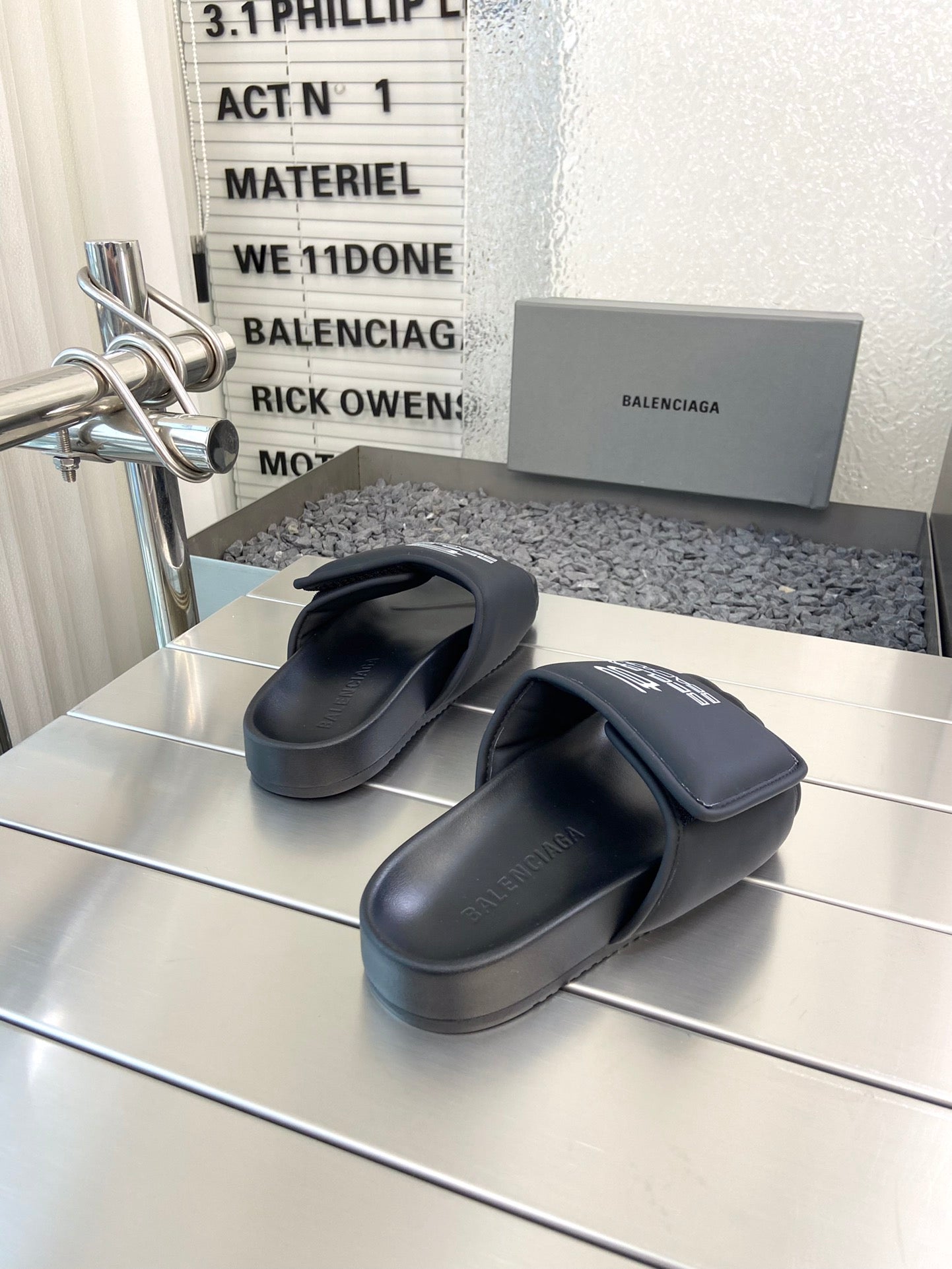 Balenciaga Glow Step slippers