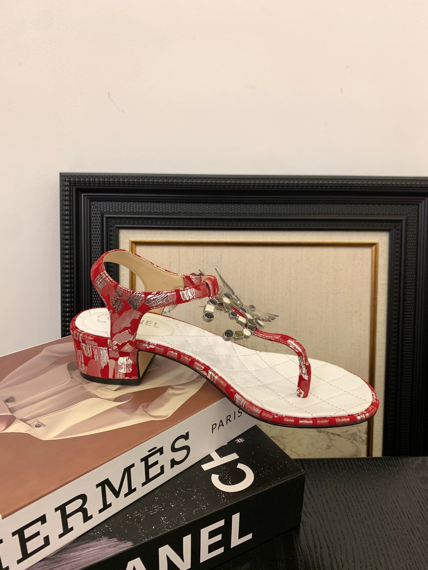 Chanel Timeless Elegance Thong Sandals