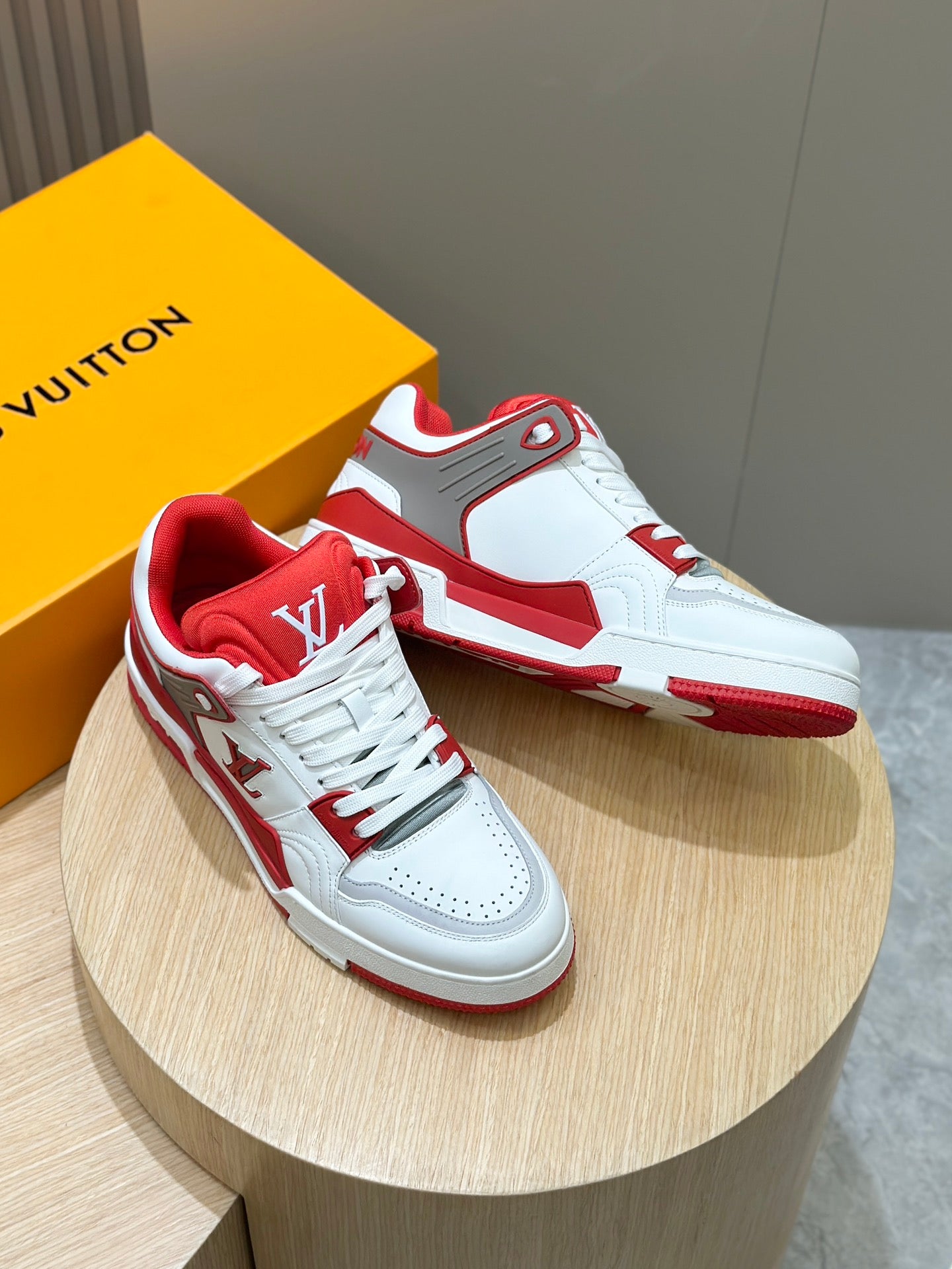 Louis Vuitton Timeless Beige & White Skate Elegance