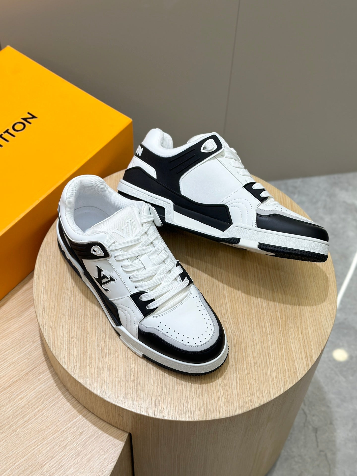 Louis Vuitton Timeless Beige & White Skate Elegance