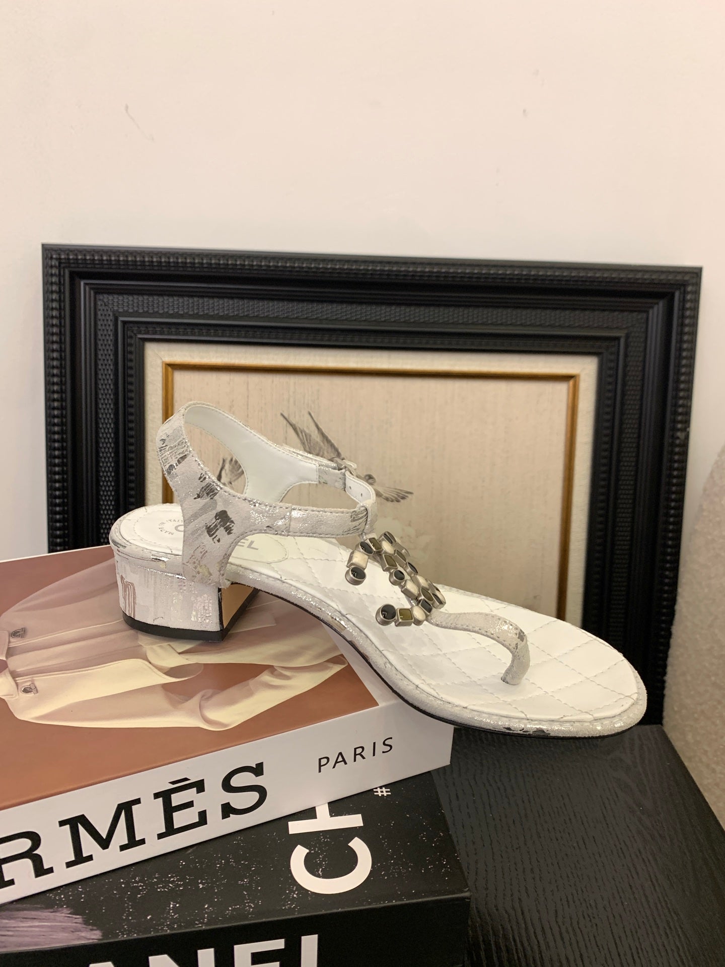 Chanel Timeless Elegance Thong Sandals