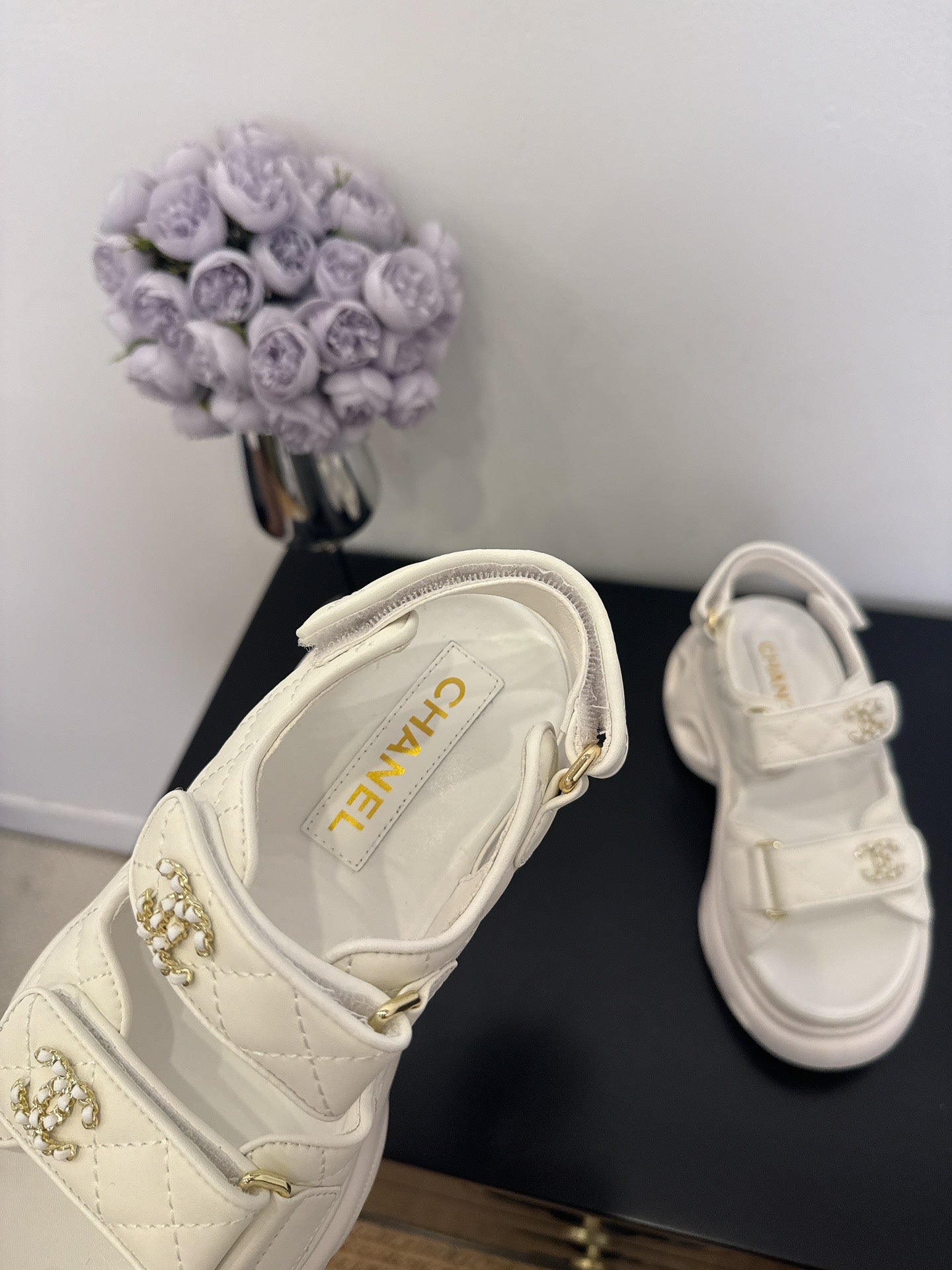 Chanel Arizona Luxe Stroll Sandals
