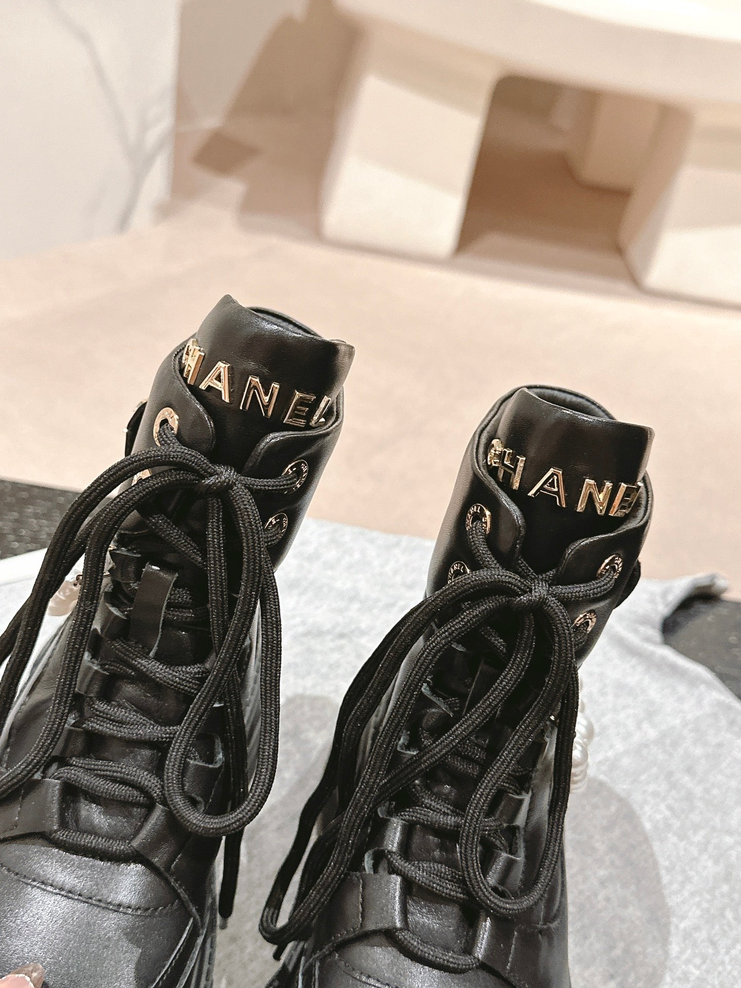 Chanel Tweed Luxe Sneakers