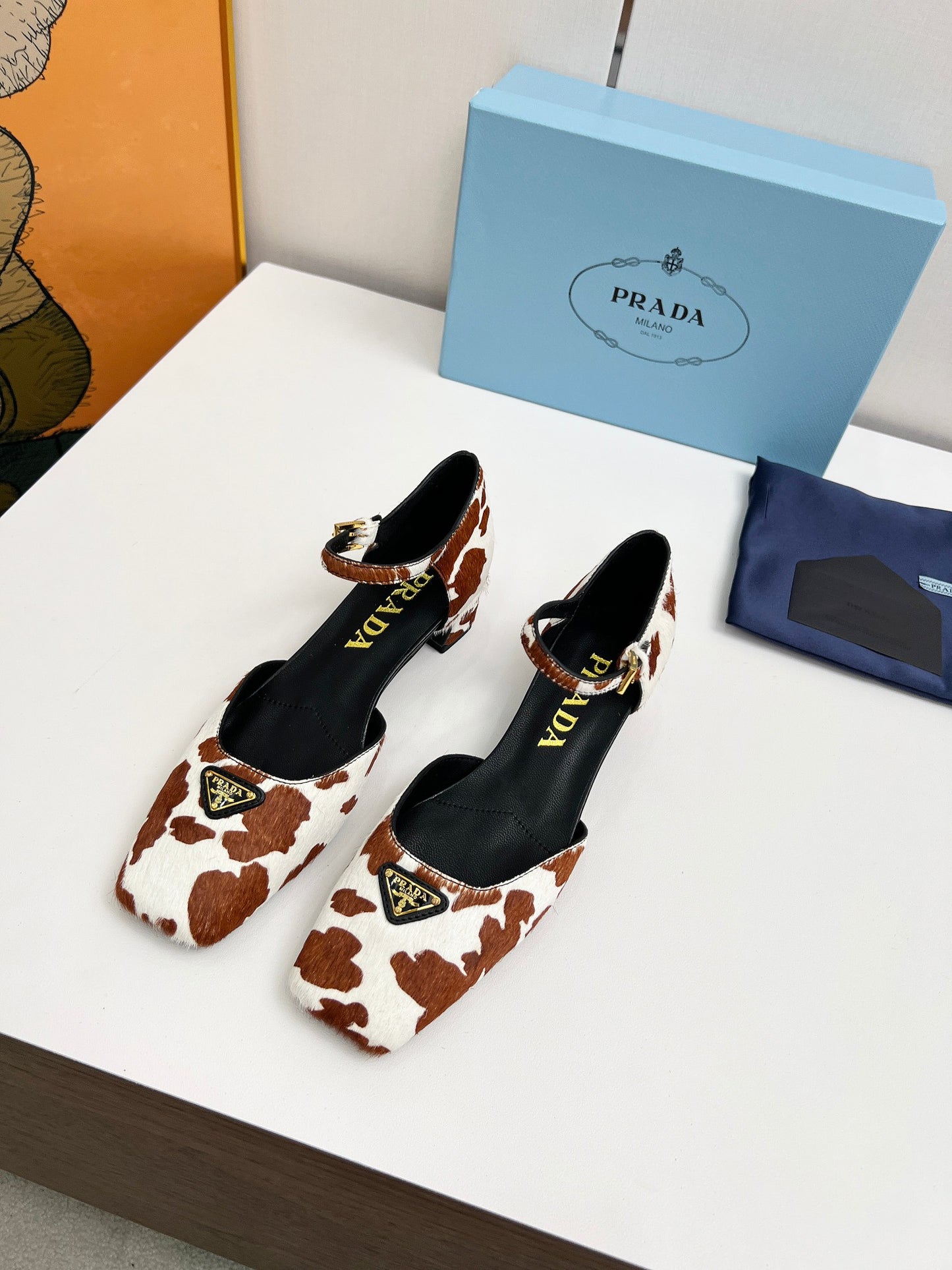 Prada Opulent Leather Mules