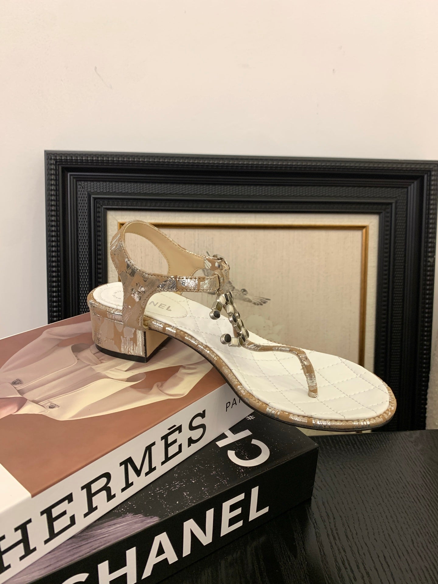Chanel Timeless Elegance Thong Sandals