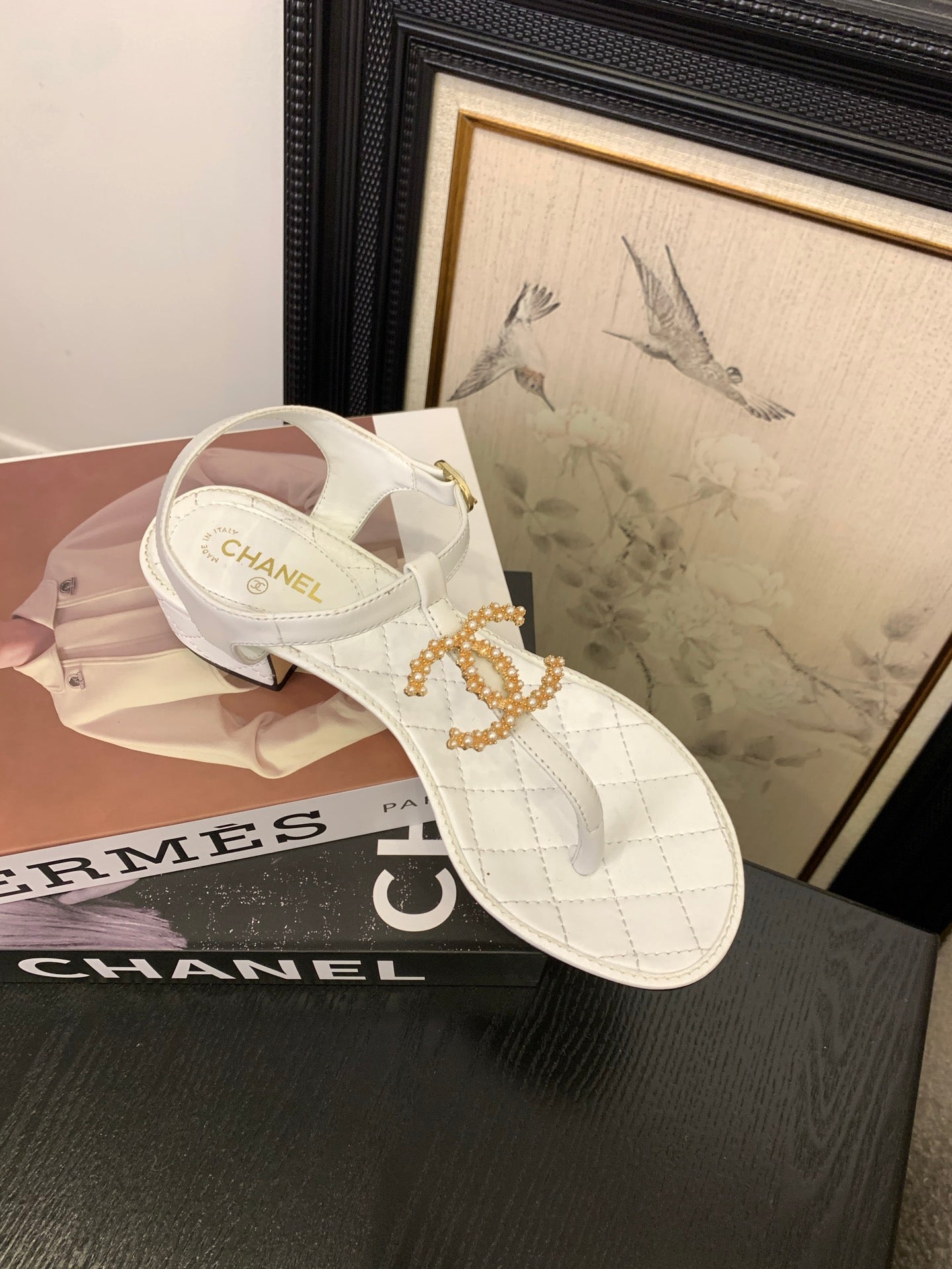 Chanel Timeless Elegance Thong Sandals