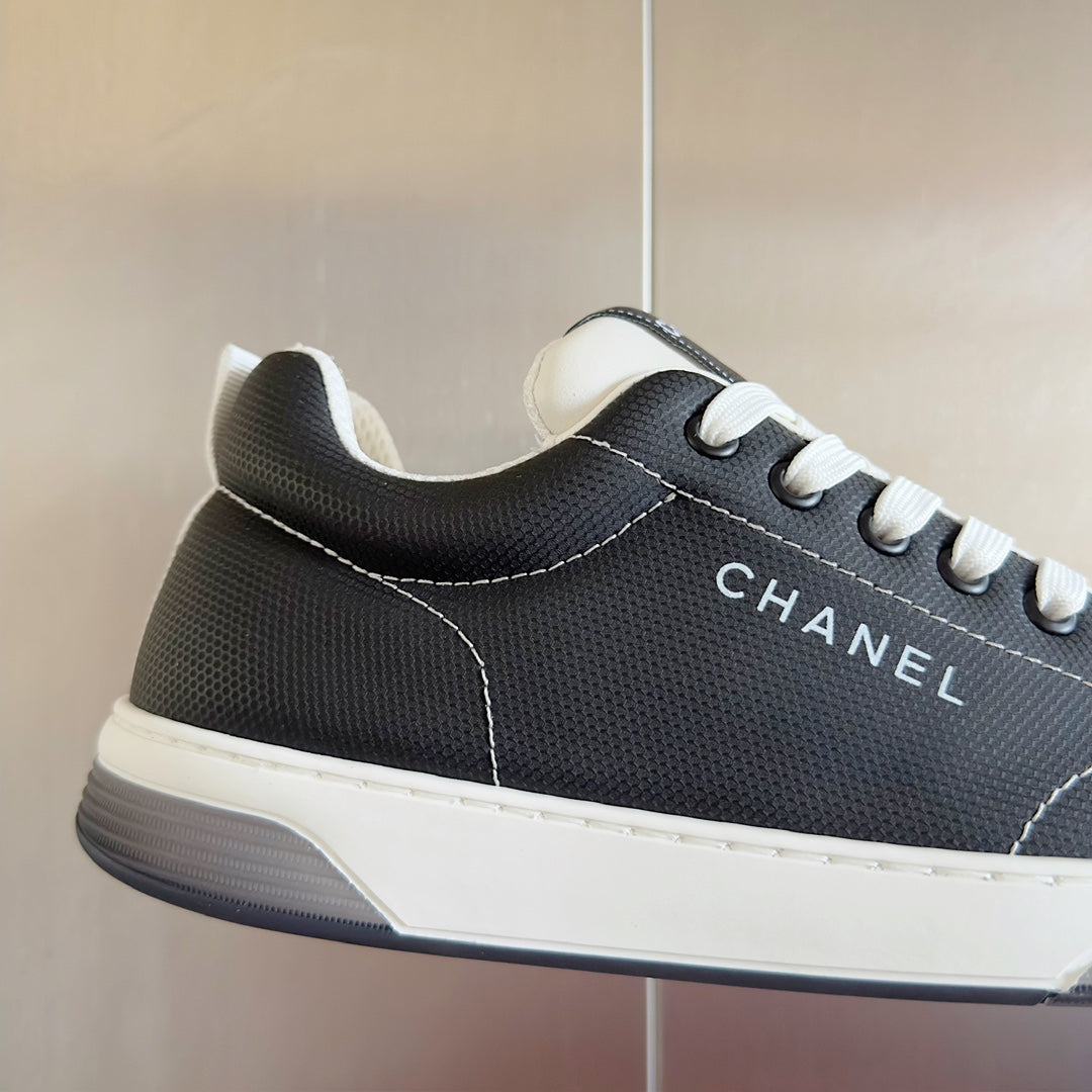 Chanel Karl Lagerfeld Logo-Print Sneakers