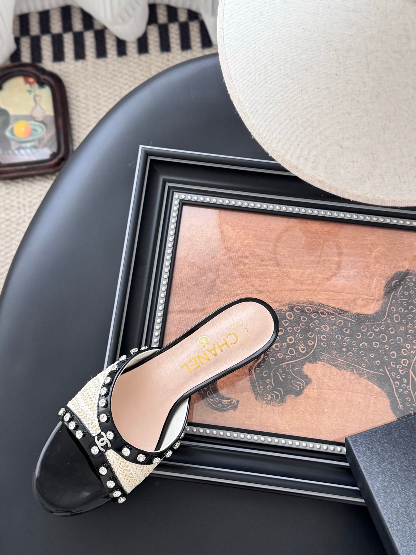 Chanel Timeless Elegance Leather Sandals