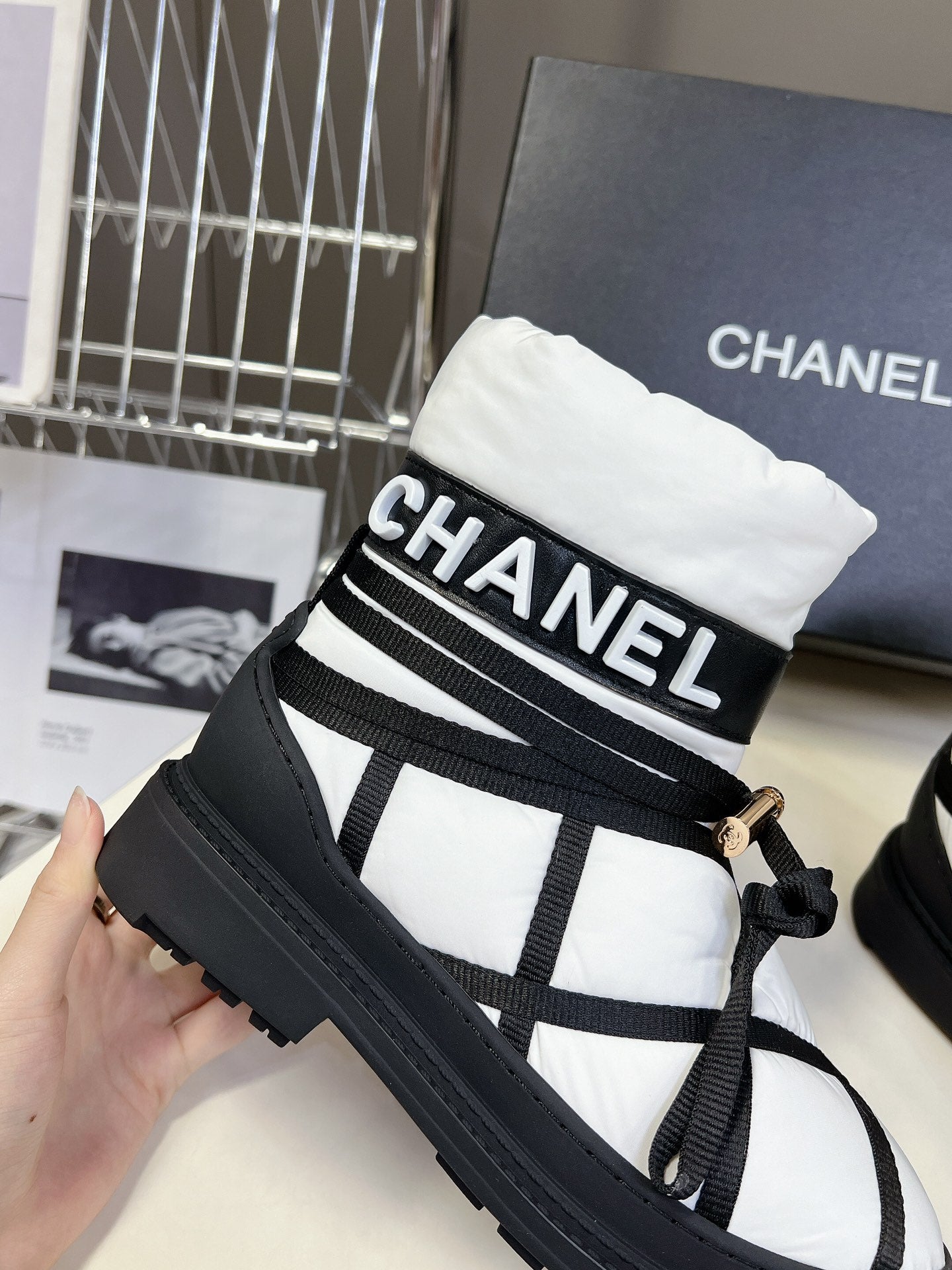 Chanel Winter Elegance Snow Boots