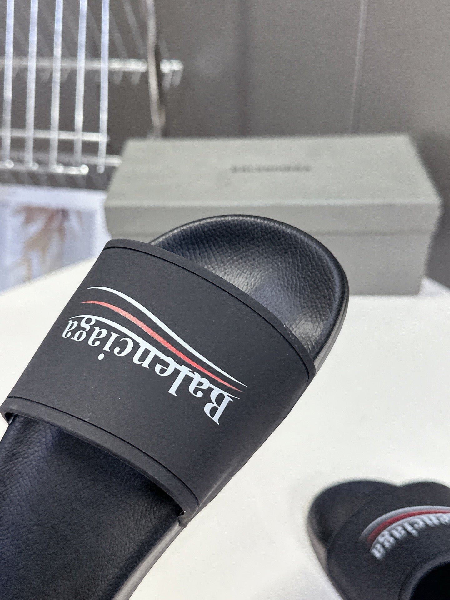 Balenciaga Logo slippers