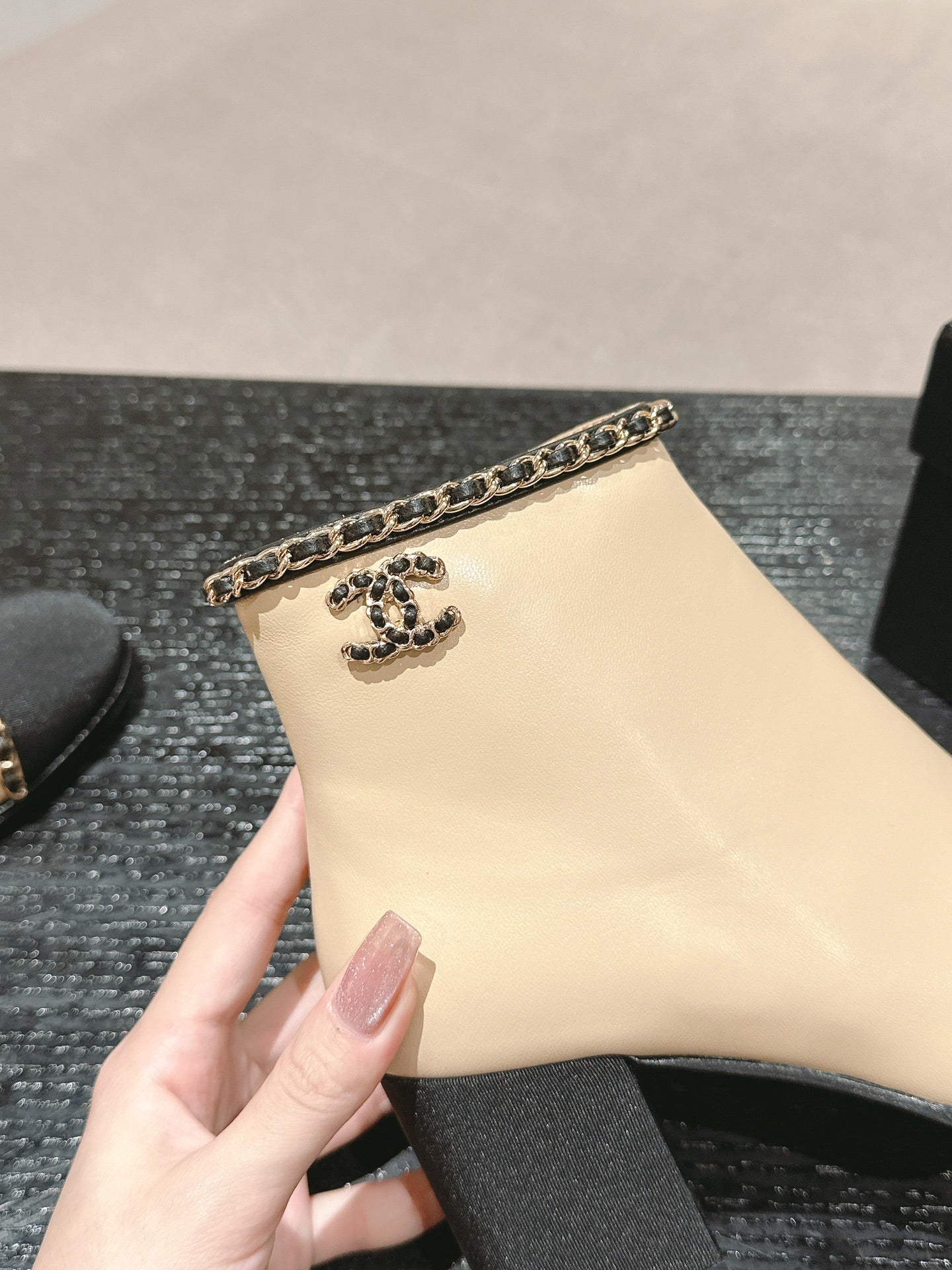 Chanel Elegant Quilted Mary Jane Heels