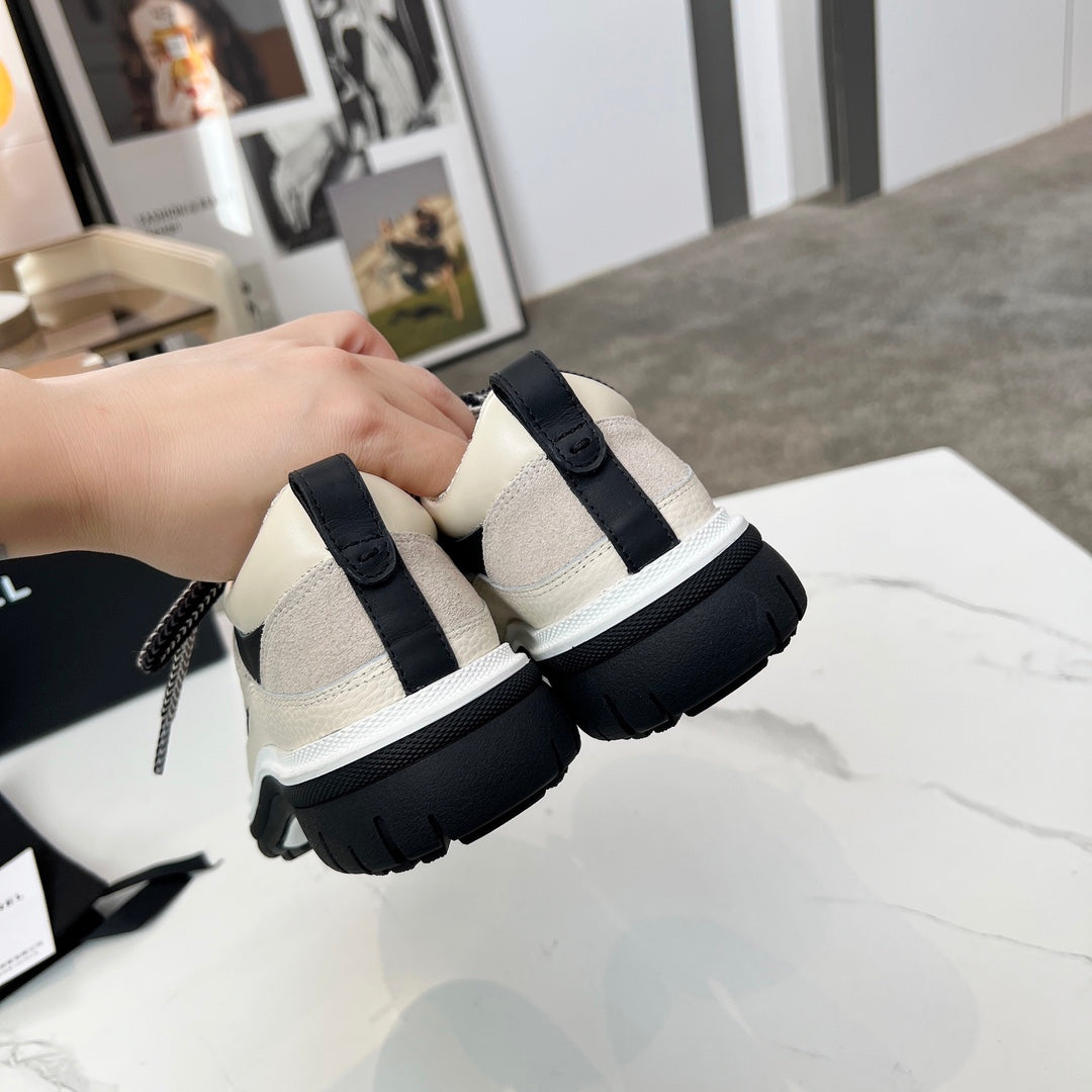 Chanel Golden Luxe Low-Top Sneakers