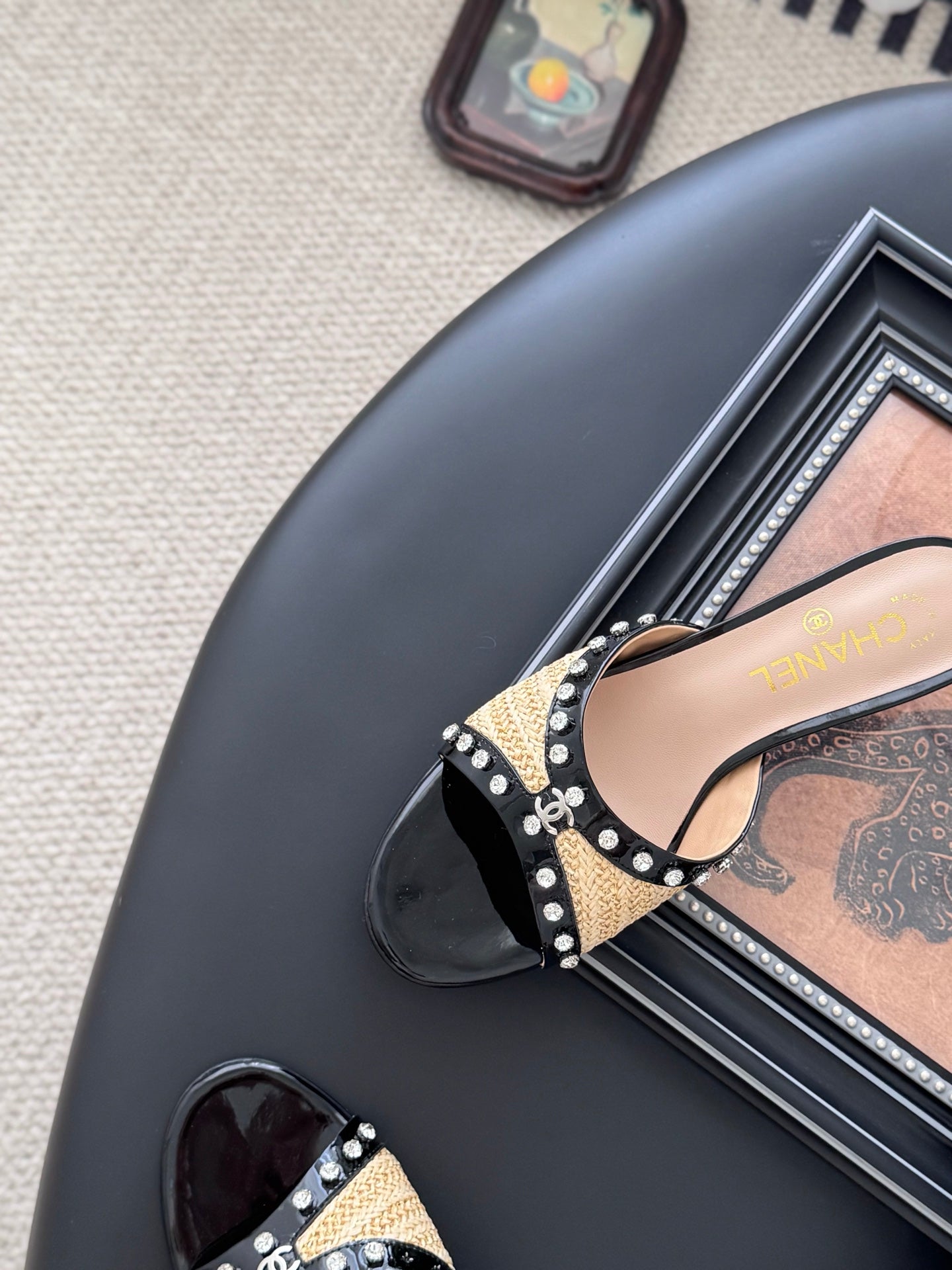 Chanel Timeless Elegance Leather Sandals