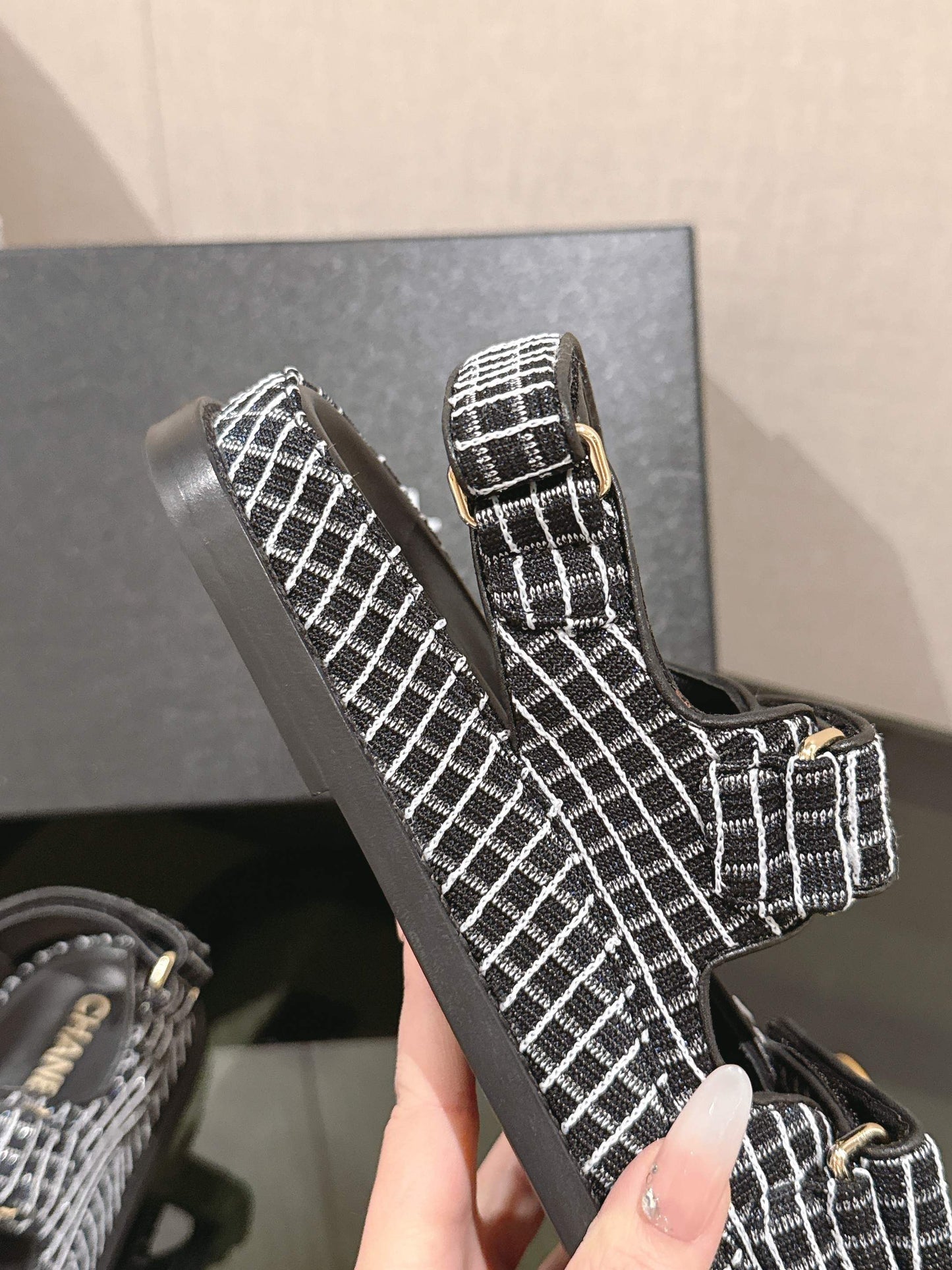 Chanel Golden Elegance Strappy Sandals