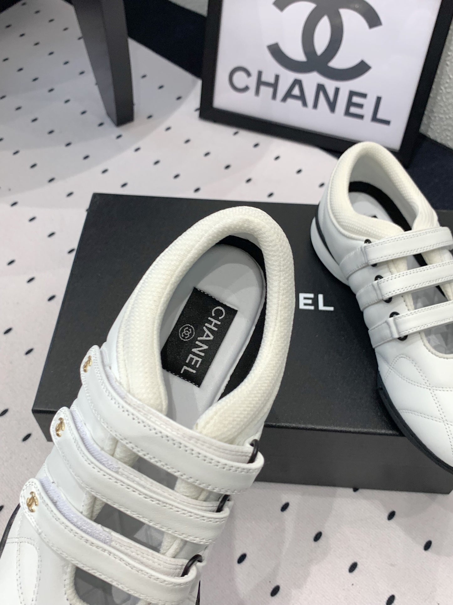 Chanel Timeless Elegance Leather Flats