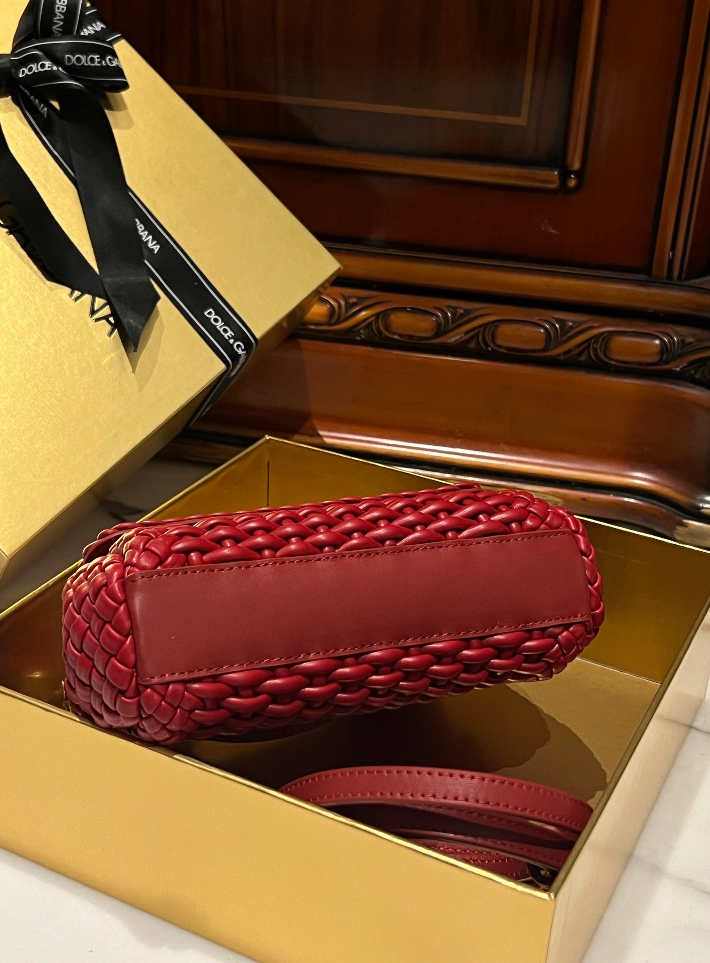 Dolce & Gabbana Dolce & Gabbana Micro Sicily 62 Tote Bag | Red | FARFETCH IL