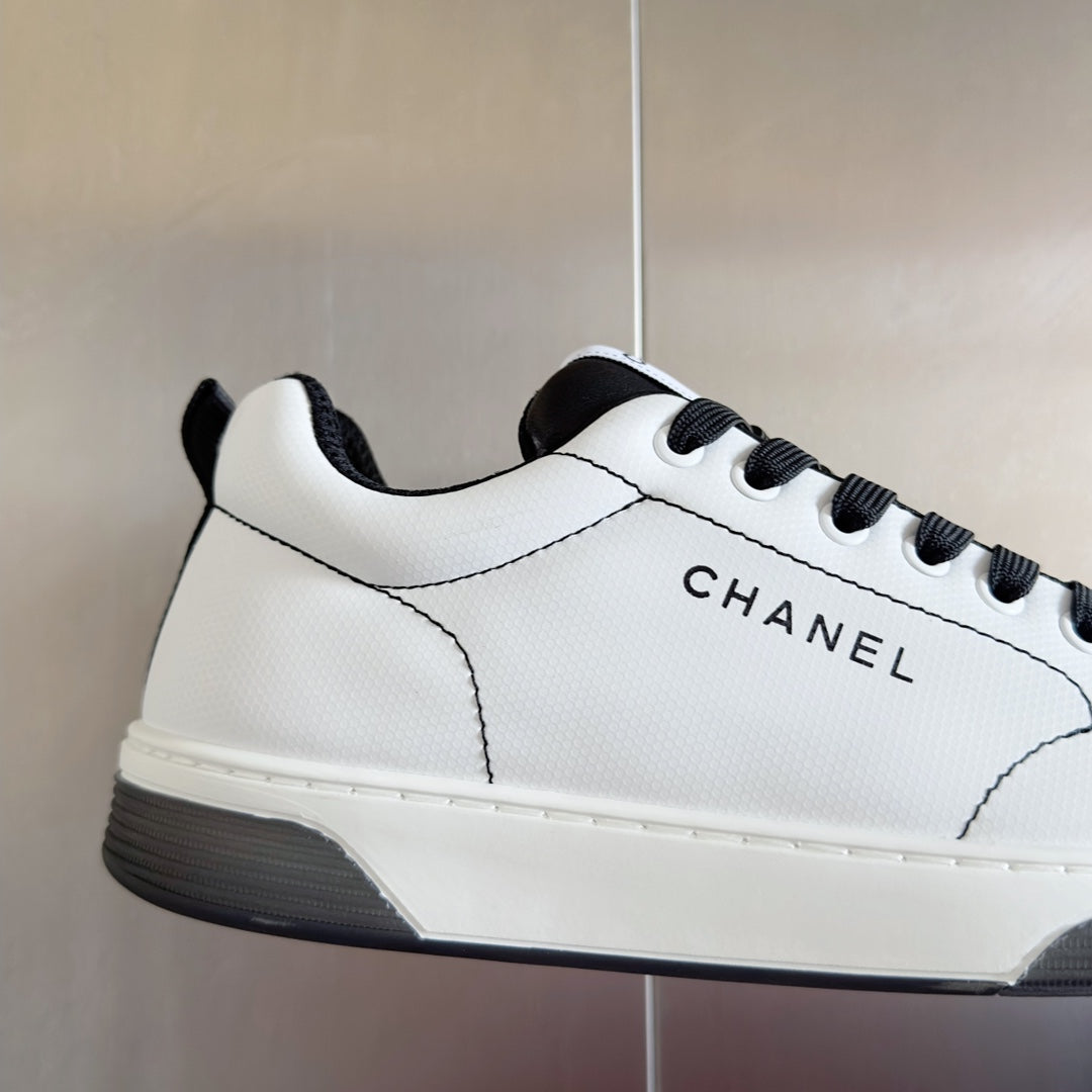 Chanel Karl Lagerfeld Logo-Print Sneakers