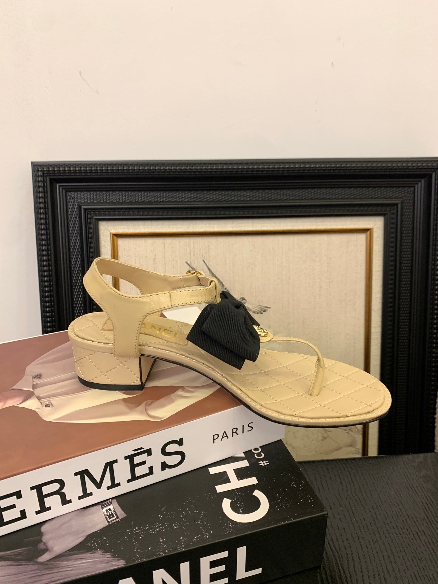 Chanel Timeless Elegance Thong Sandals