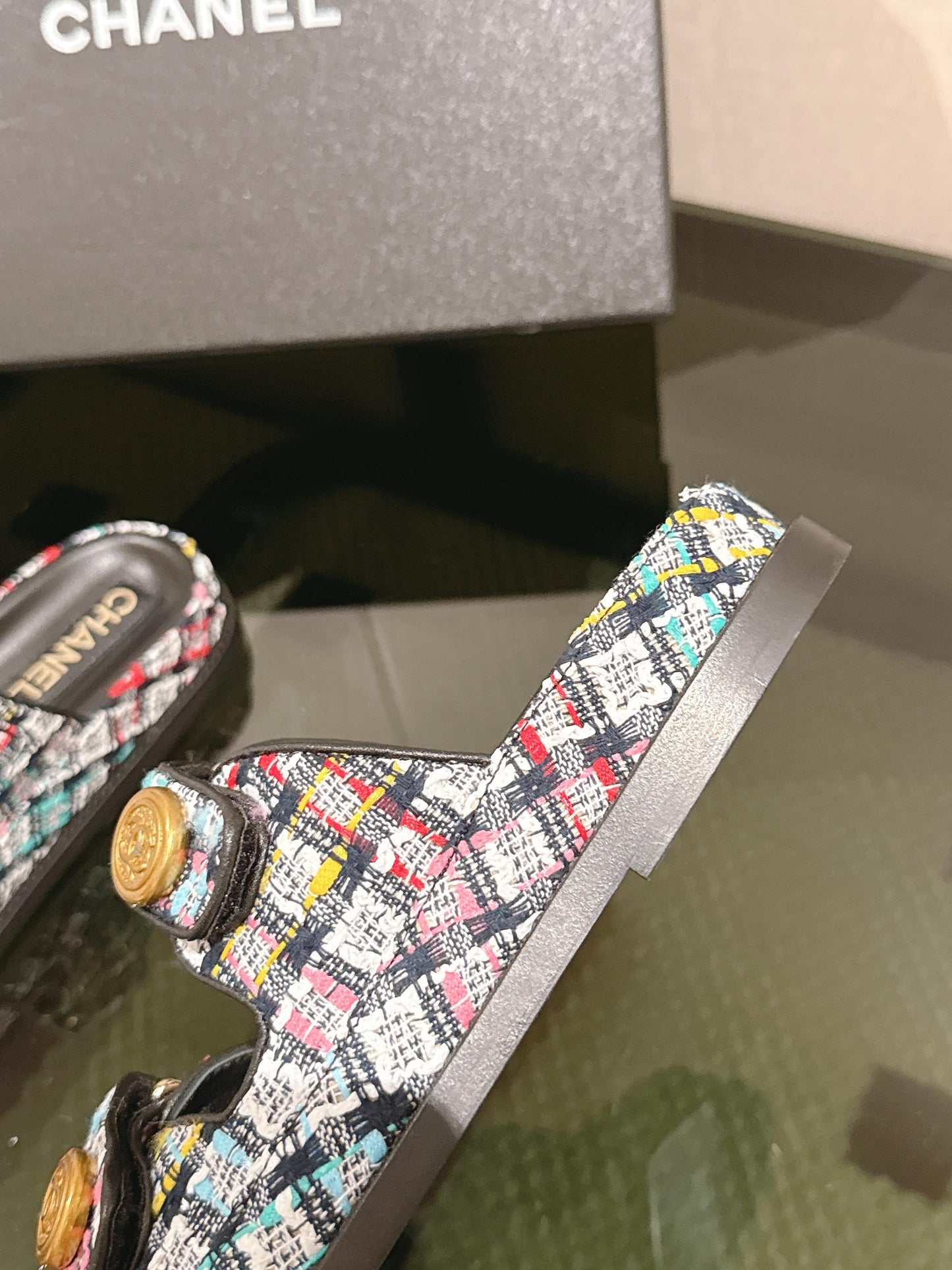 Chanel Golden Elegance Strappy Sandals