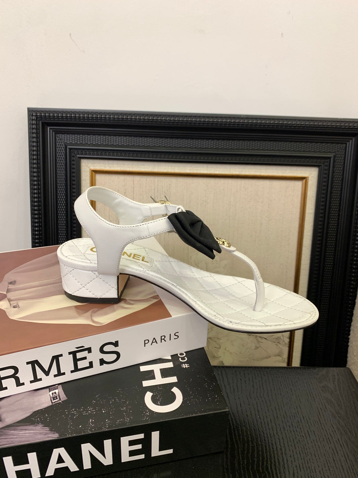 Chanel Timeless Elegance Thong Sandals