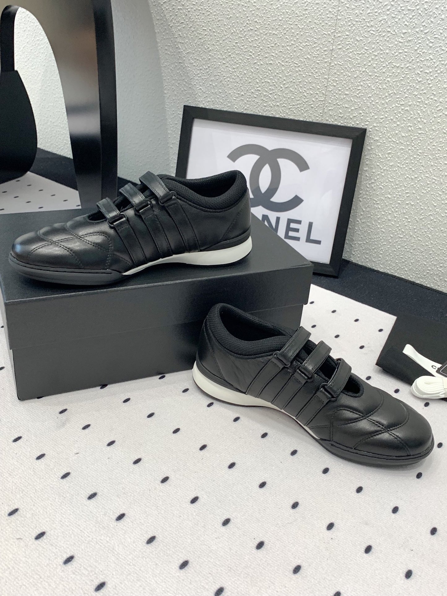 Chanel Timeless Elegance Leather Flats