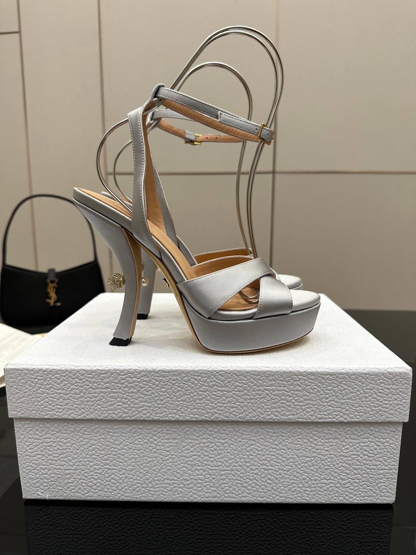 Dior Nina 130 Leather Platform Sandals