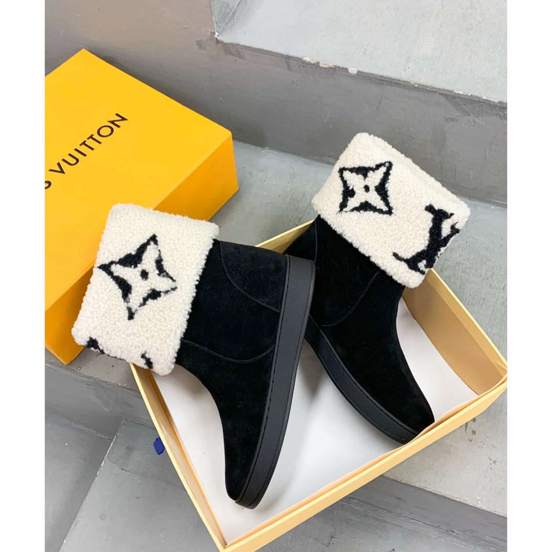 Louis Vuitton Mouton Luxe Ankle Boots