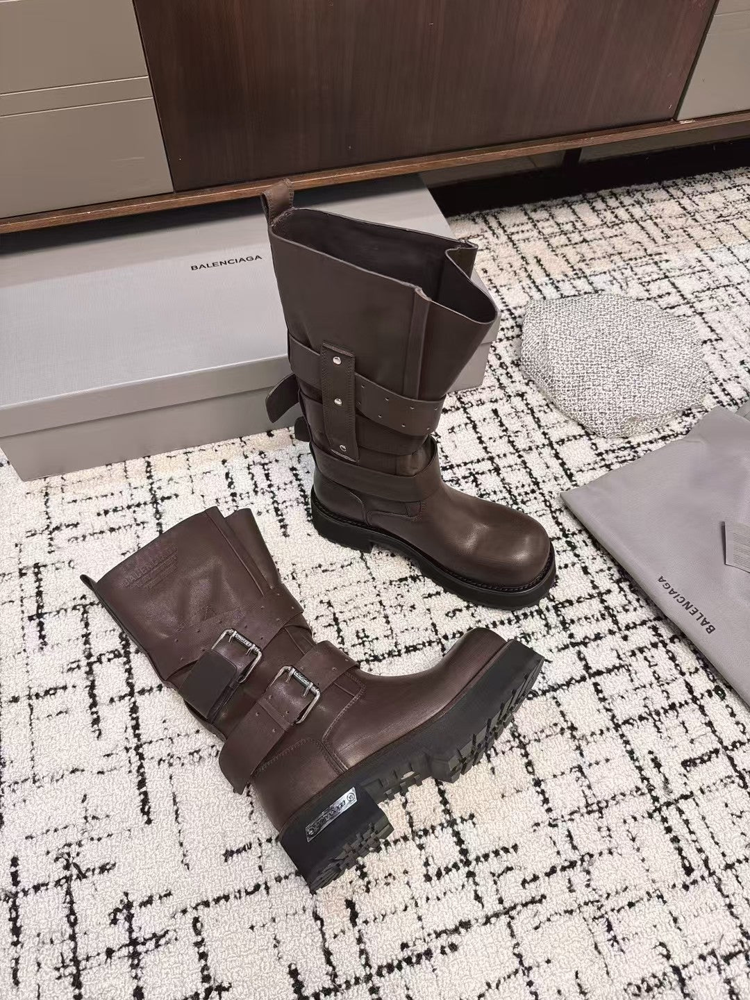 Balenciaga Urban Stroll Biker Boots