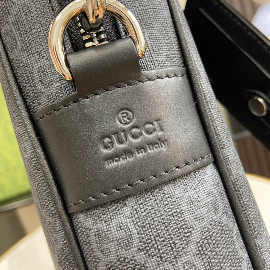 Gucci Gray Medium Briefcase