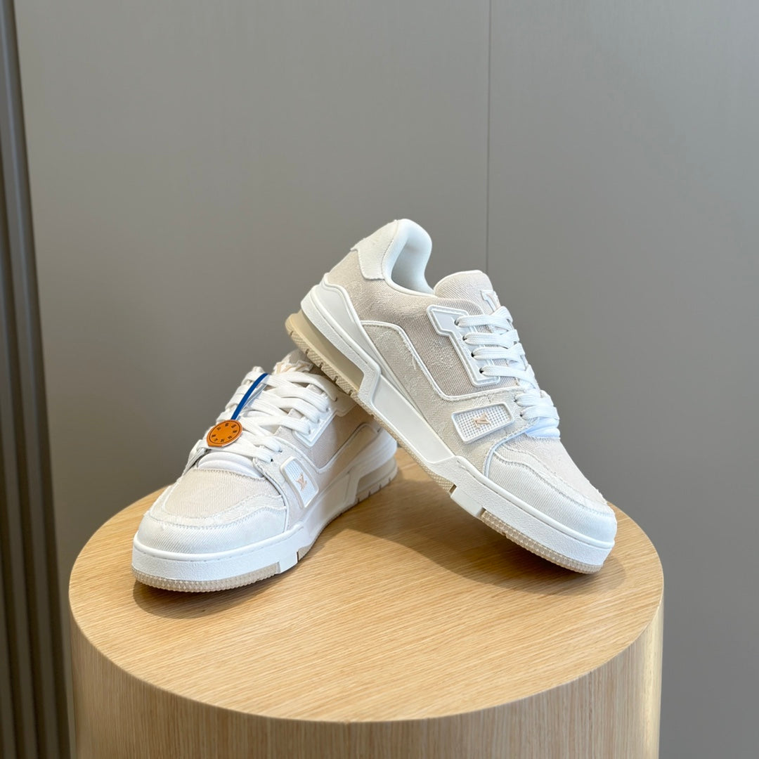 Louis Vuitton Blue & Purple Elegance Trainers