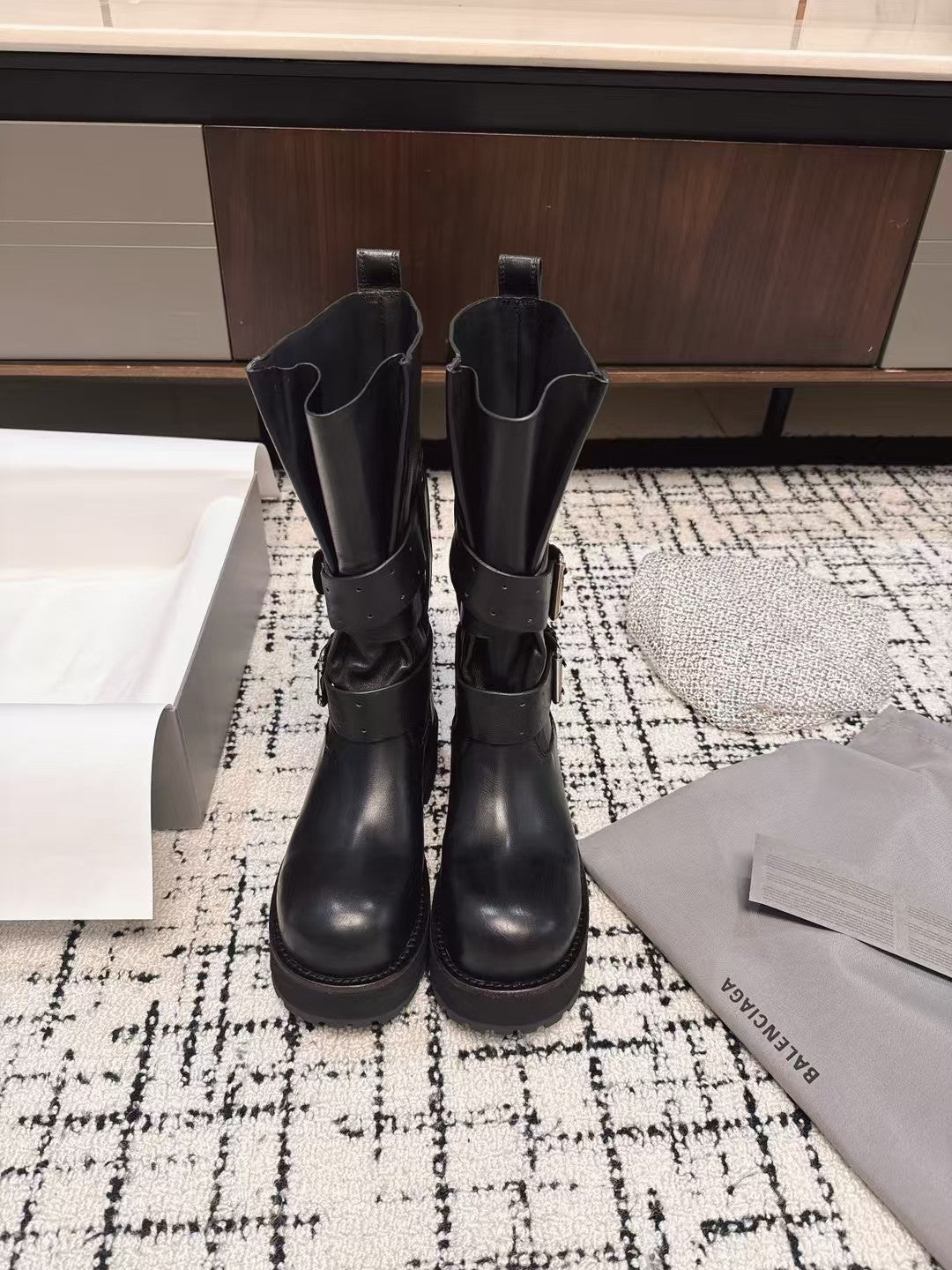 Balenciaga Urban Stroll Biker Boots