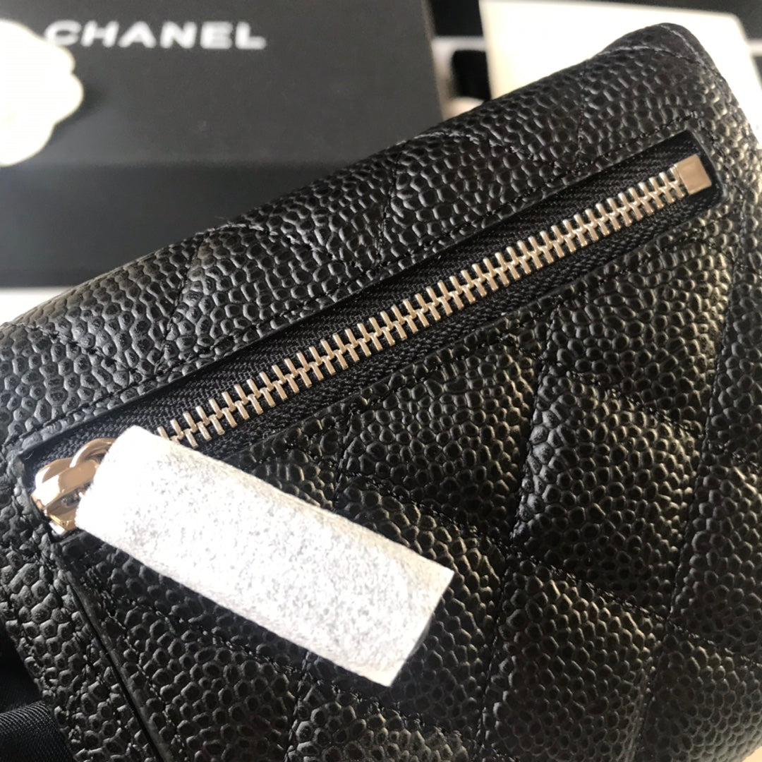 Chanel Elegant Leather Bifold Wallet