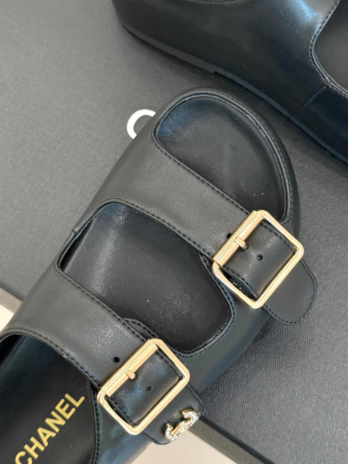 Chanel Elevated Comfort Leather Sandals