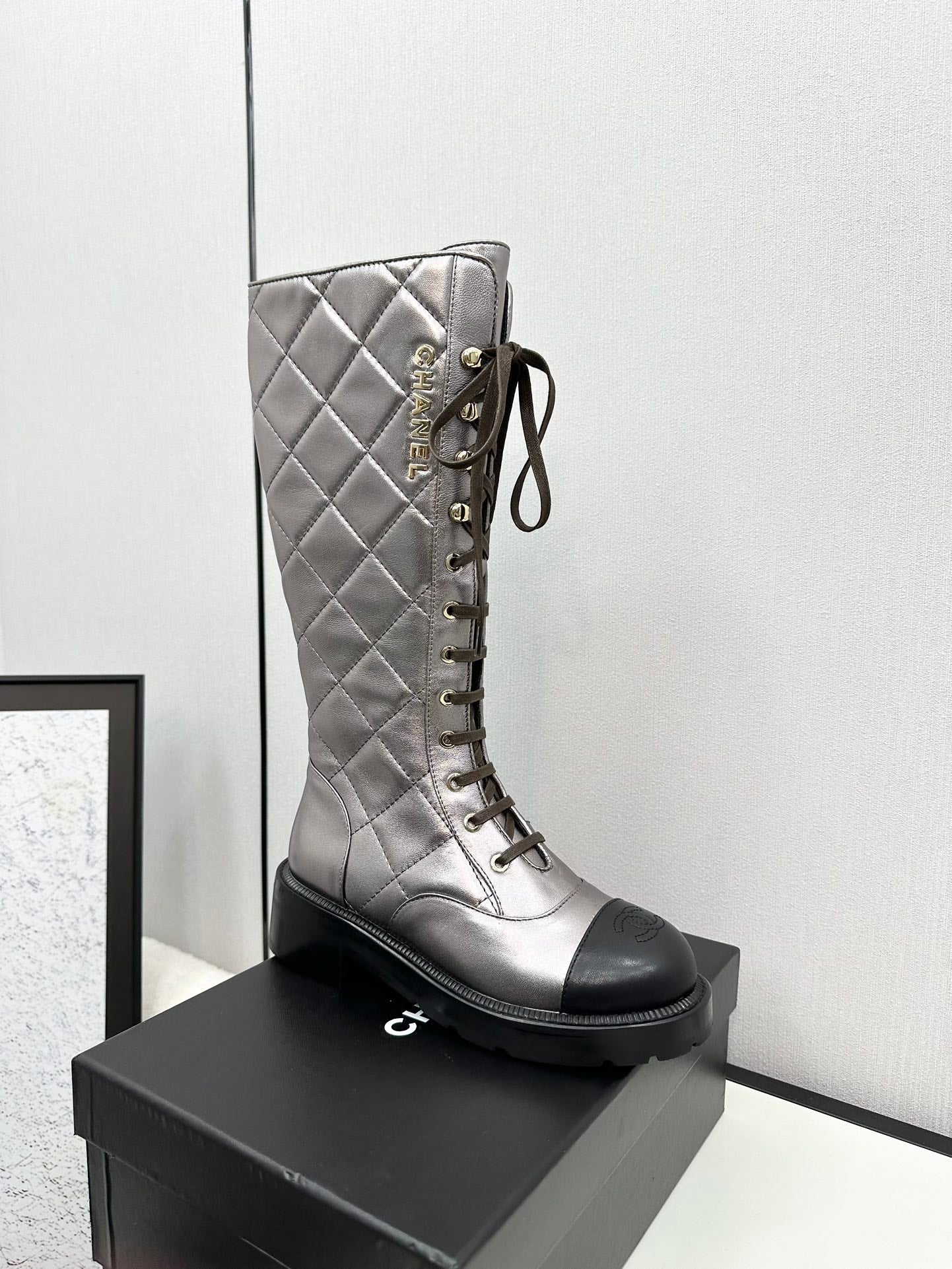 Chanel Winter/Snow Boots with Reversible Spikes