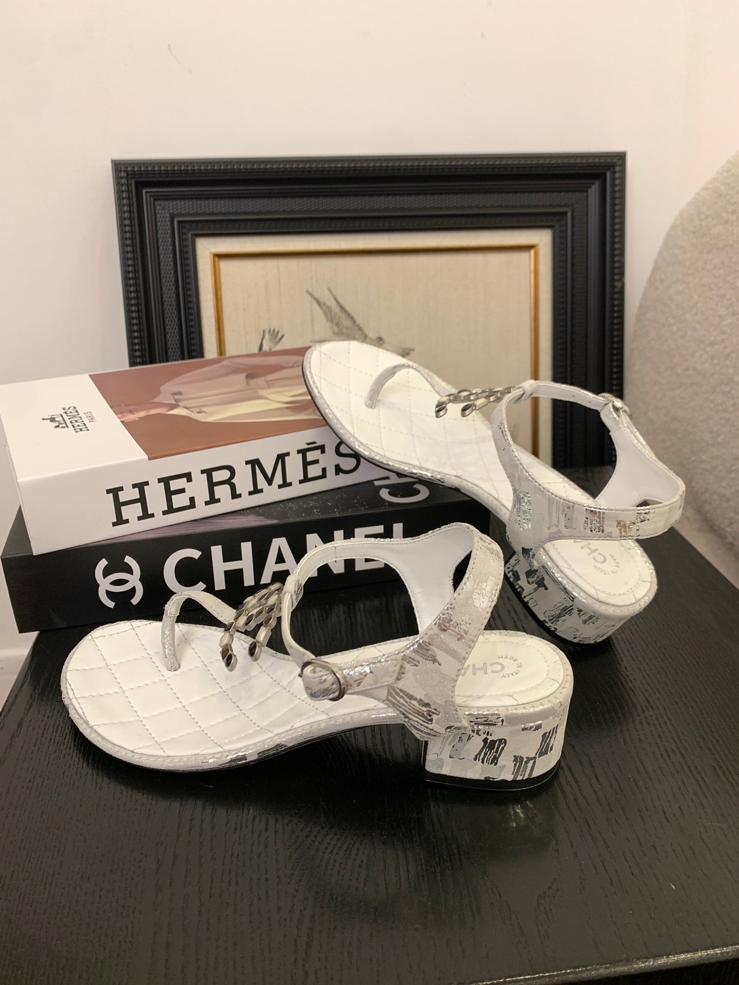 Chanel Timeless Elegance Thong Sandals