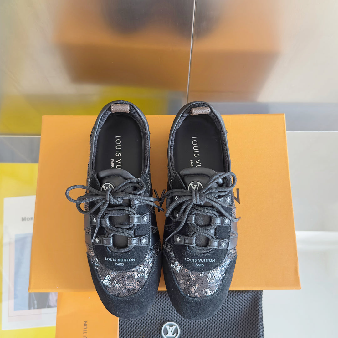 Louis Vuitton Chic Suede Loafers