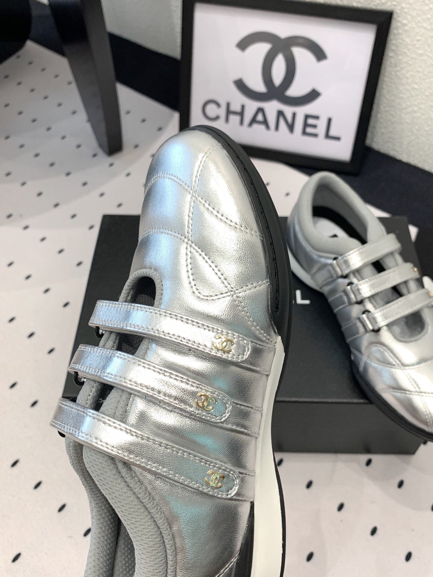 Chanel Timeless Elegance Leather Flats