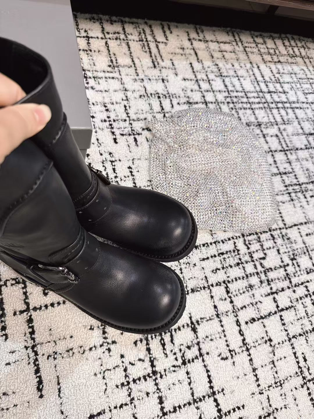 Balenciaga Elegant Calfskin Boot