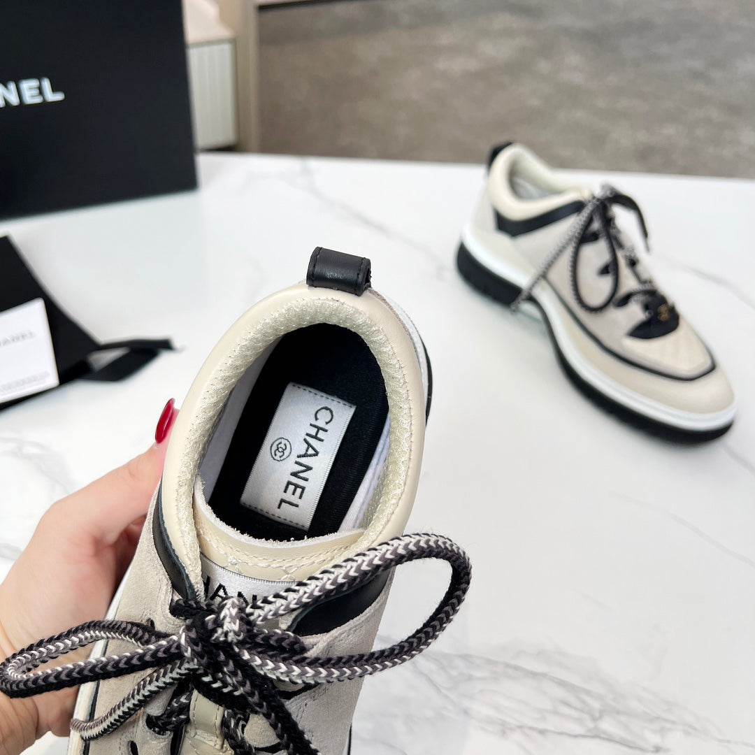 Chanel Golden Luxe Low-Top Sneakers
