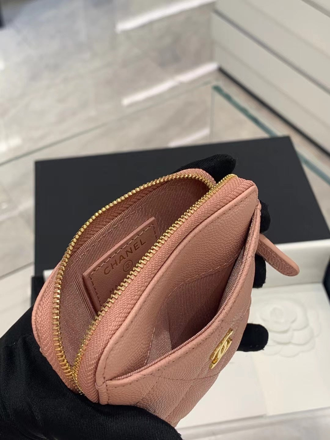 Chanel Pearl Crush Denim Crossbody