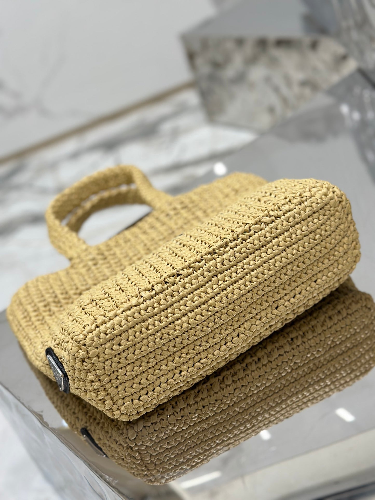 Prada Woven Elegance Tote